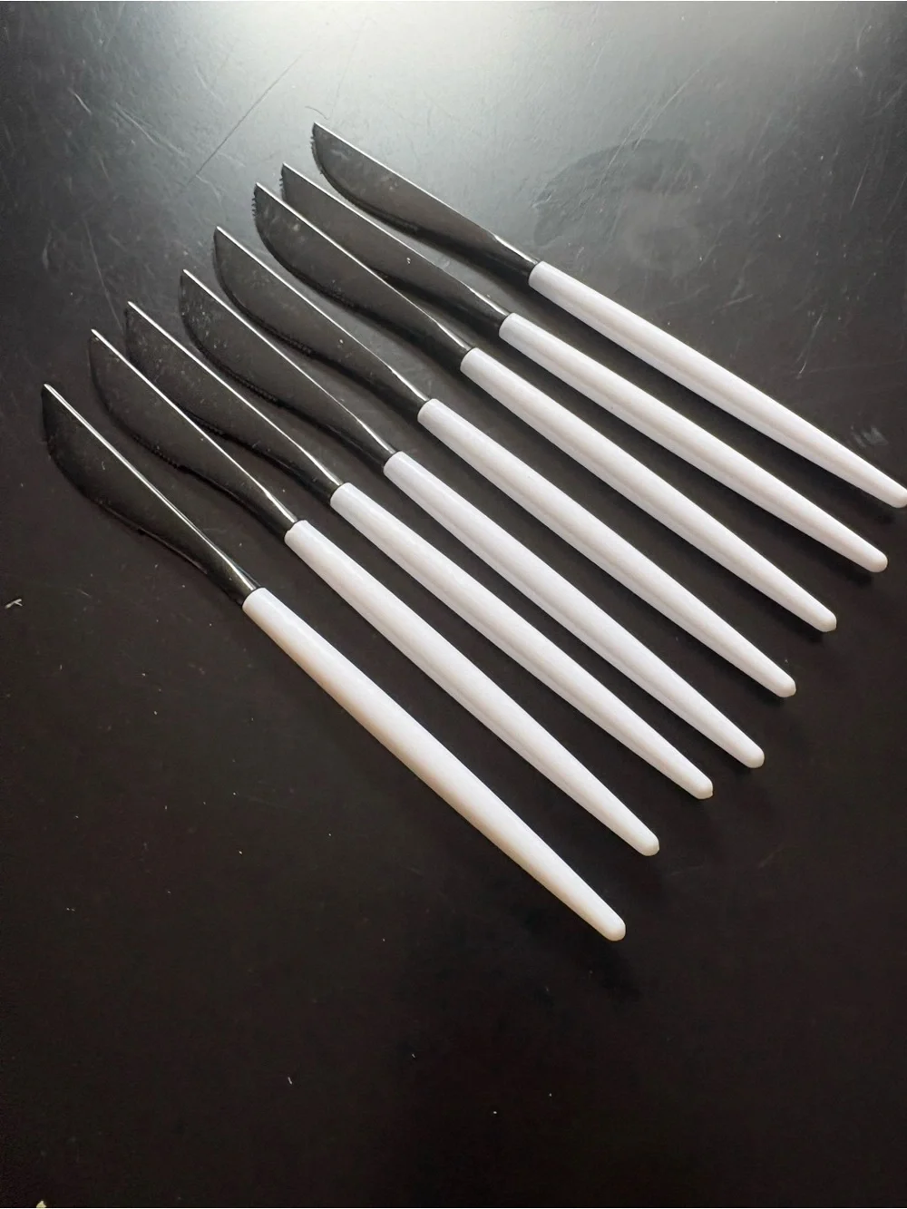 Black/White heavy duty Disposable Cutlery Set